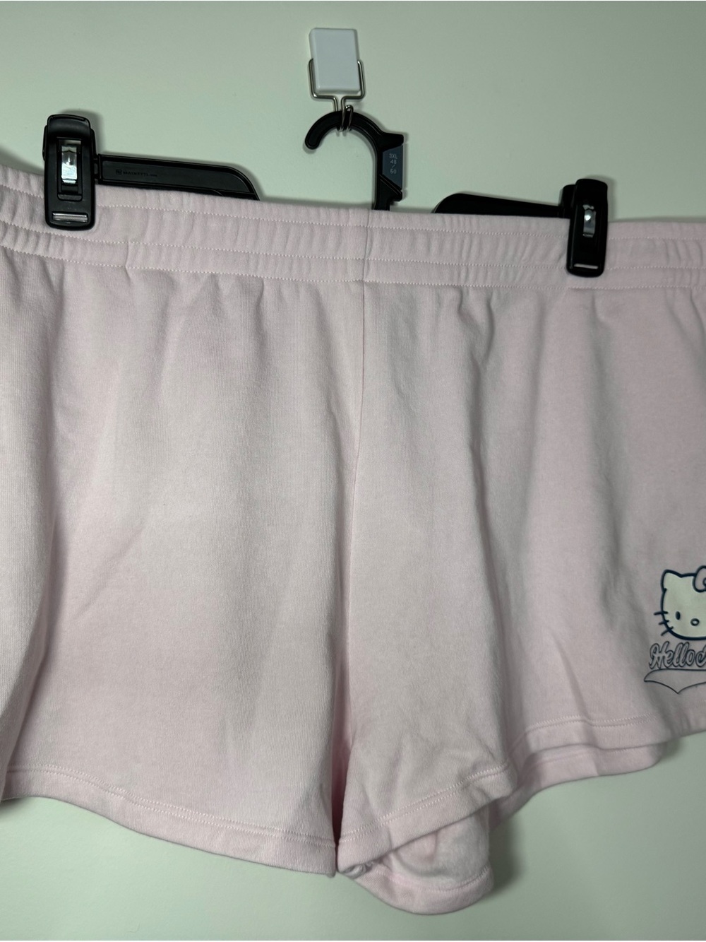 NWT Hello Kitty Grayson Threads Baby Pink Athletic Shorts Size 2X 18/20